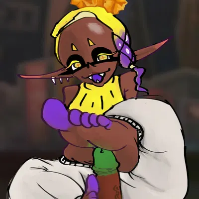 frye (splatoon), marina (splatoon) (nintendo, splatoon) created by ratsinablanket