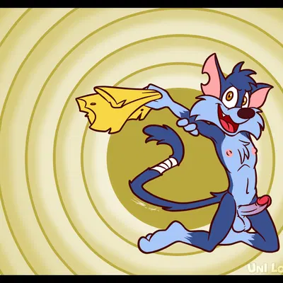 furrball (tiny toon adventures, tiny toons looniversity) created by bassybefuddle