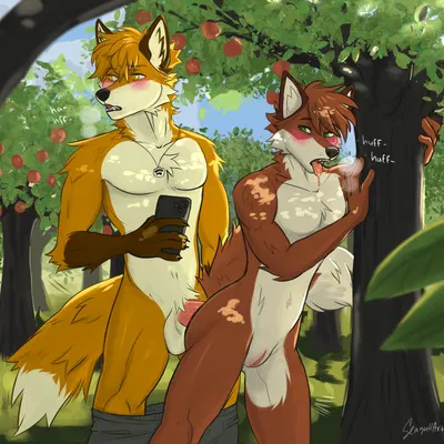 gabe foxx, jakkals van der bergh (doppelfoxx) (doppelfoxx) created by seagullart