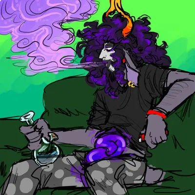 gamzee makara (homestuck, ms paint adventures) created by concupicentquadrantz