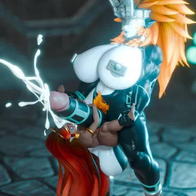 ganondorf, midna, midna (true form) (nintendo, the legend of zelda) created by aozorart