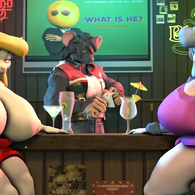 georgette (disney), minerva mink, rat (petruz) (animaniacs, disney) created by atoastedorange