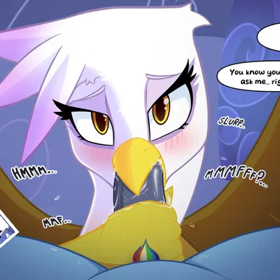 gilda (mlp), rainbow dash (mlp) (friendship is magic, hasbro) created by sunrise hooves