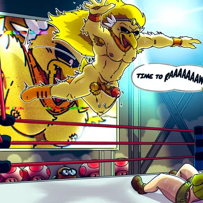 goombella, rawk hawk (mario bros, nintendo) created by bigzbl00dgear