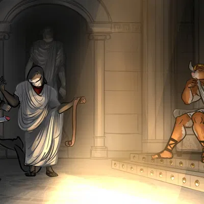 gritou, mino, minotorture created by bgn