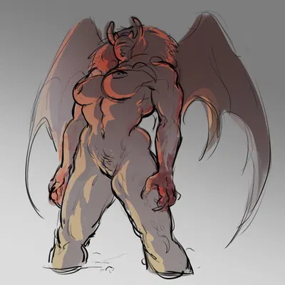 gro-goroth (fear and hunger) created by der vogelmensch