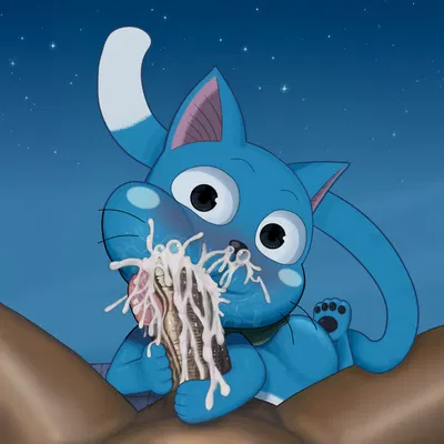 happy (fairy tail) (fairy tail) created by dulone