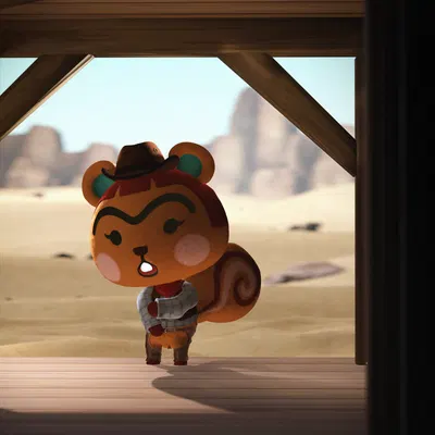 hazel (animal crossing) (animal crossing, nintendo) created by owo sfm