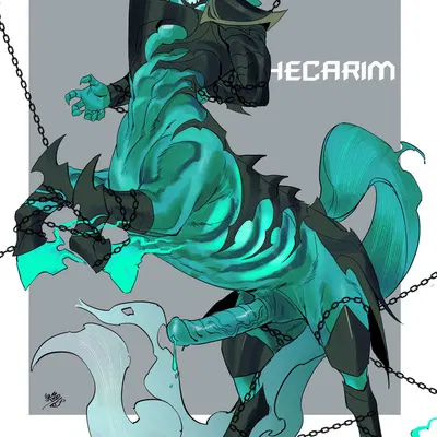 hecarim (lol) (european mythology, greek mythology) created by clx147258