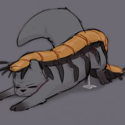 hunter (rain world) (rain world, videocult) created by klyopa