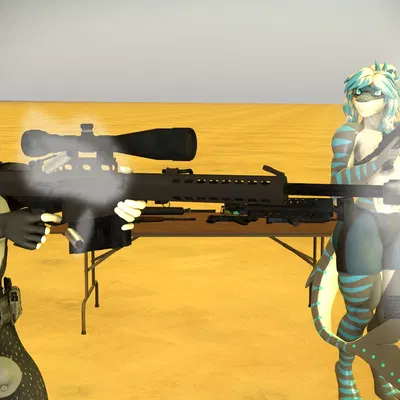 isaac (demonslairsfm), nika sharkeh, warfare goat (glock 17) created by demonslairsfm