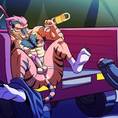 jonnah stella (thekbear), sake letigre created by thekinkybear