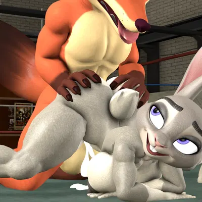 judy hopps, nick wilde (disney, zootopia) created by daemont92