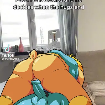 karou (thekbear), kori ice cream (monkeydbax) (he is 280 lbs and he decides when the hugs end, mythology) created by thekinkybear