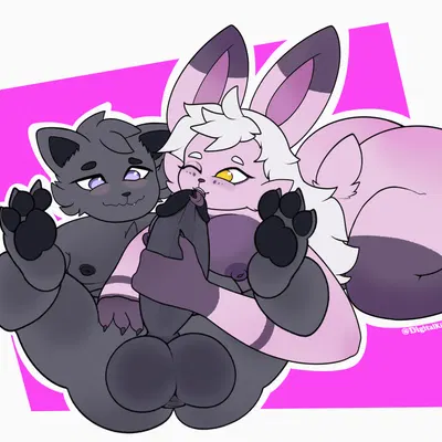 kibou (digitalkibou), shiro (shironotfound) created by digitalkibou