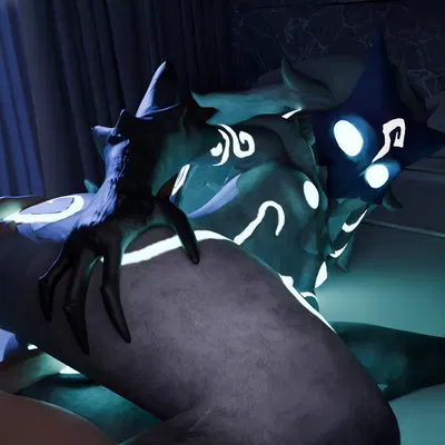 kindred (lol), lamb (lol) (league of legends, riot games) created by fightorflightsfm