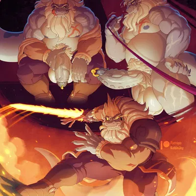 king andrias leviathan (amphibia (series), disney) created by kiddie jukes