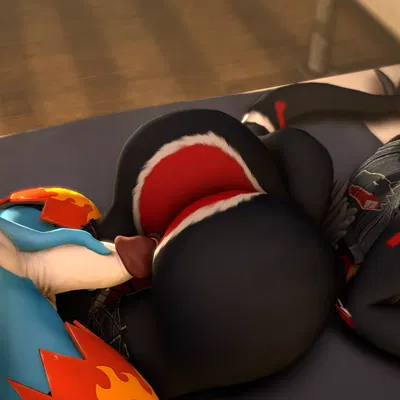 knight shadowborne, wolfal (bandai namco, digimon) created by knightsfm