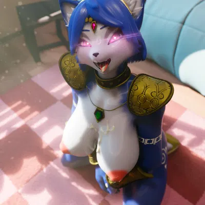 krystal (star fox) (nintendo, star fox) created by tenshi ai