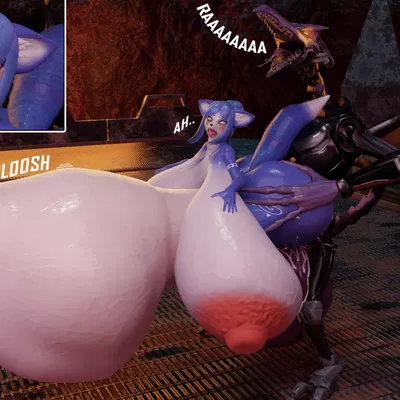 krystal (star fox), ridley (metroid, nintendo) created by tiger jhobs