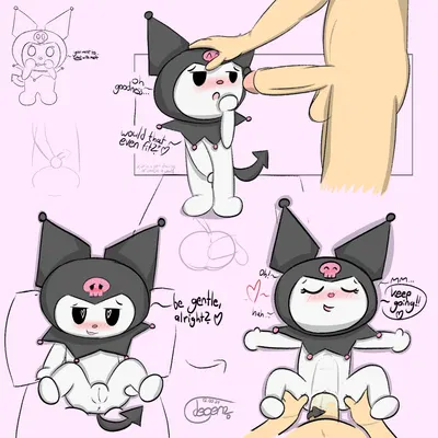 kuromi (onegai my melody, sanrio) created by wtfshaz
