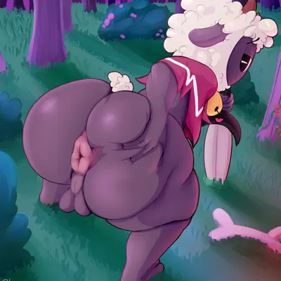 lamb (cult of the lamb) (cult of the lamb, massive monster (studio)) created by chowdie