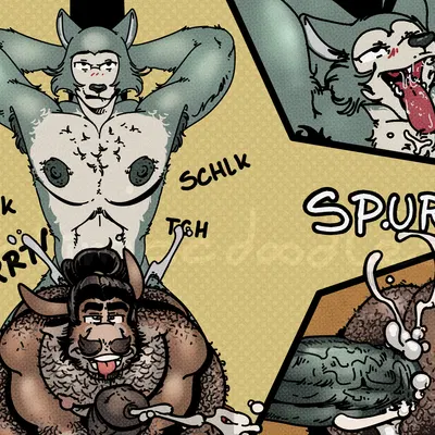 legoshi (beastars), papi (brunkdutt) (beastars) created by olimacdoodles