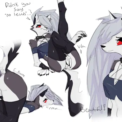 loona (helluva boss) (hellaverse, helluva boss) created by banne