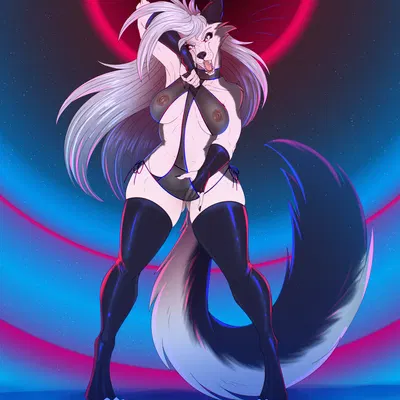 loona (helluva boss) (hellaverse, helluva boss) created by sunny way