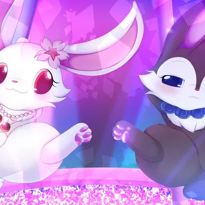 luea (jewelpet), ruby (jewelpet) (jewelpet, sanrio) created by plushcrochet