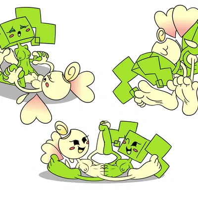 luvbi, mimi (paper mario) (mario bros, nintendo) created by mepwep