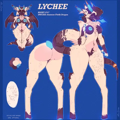 lychee (bunnydoart) (mythology) created by bunnydoart