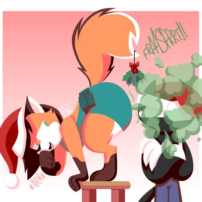 macy, talon (animatedjames) (christmas) created by animatedjames