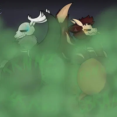 marshmallow (raptormocha), renjune (american mythology, indigenous north american mythology) created by wrongcable