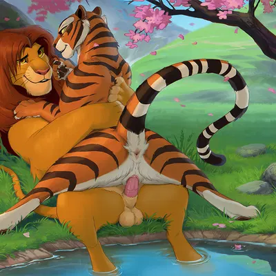 master tigress, simba (the lion king) (disney, dreamworks) created by reallynxgirl