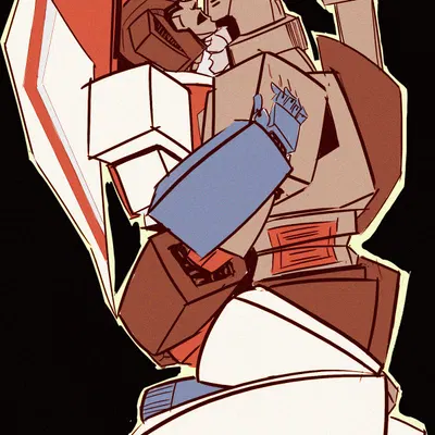 megatron, starscream (hasbro, takara tomy) created by mostly him