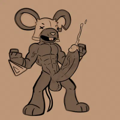 moe (brawl stars) (brawl stars, supercell (company)) created by meltedaisu