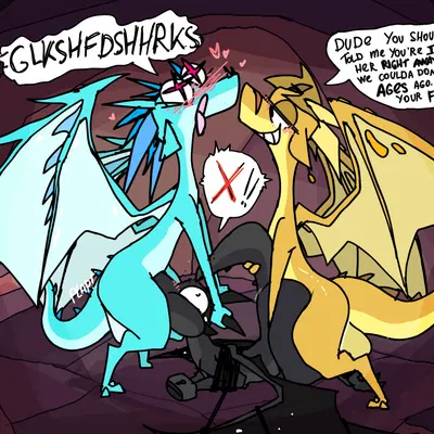 moonwatcher (wof), qibli (wof), winter (wof) (mythology, wings of fire) created by roksim