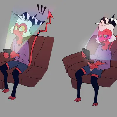 moxxie (helluva boss) (hellaverse, helluva boss) created by kuro-freak