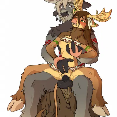 nata rivermane, tiriaq ashenmane (blizzard entertainment, vilifiable) created by pintino