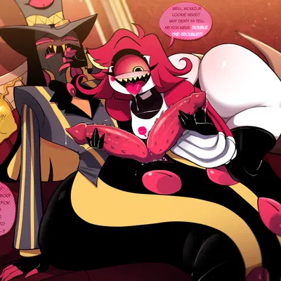 niffty (hazbin hotel), sir pentious (hazbin hotel) (hazbin hotel, hellaverse) created by blackwhiplash