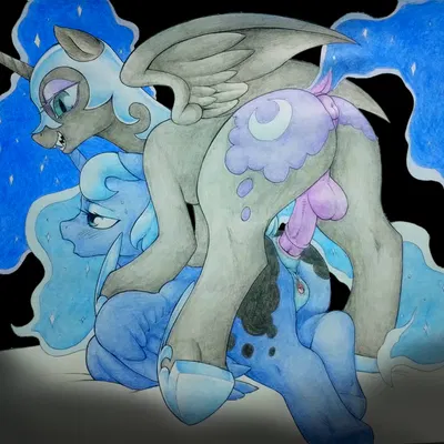 nightmare moon (mlp), princess luna (mlp) (friendship is magic, hasbro) created by perrox