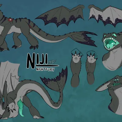 niji (benji) (dreamworks, european mythology) created by benji (artist)