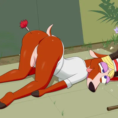 nurse gazelle (cartoon network, my gym partner's a monkey) created by takaneru