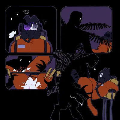 oc fred (lethal company) created by wwsnke99