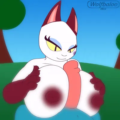 olivia (animal crossing) (animal crossing, nintendo) created by wolfbaloo