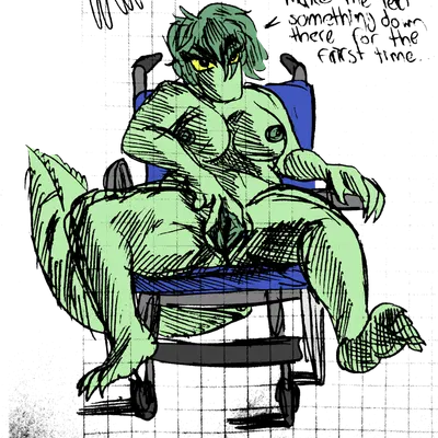 olivia halford (cavemanon studios, i wani hug that gator) created by banco