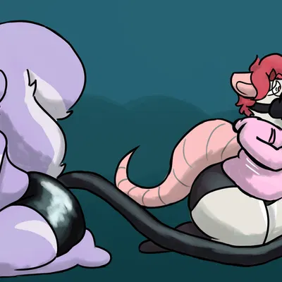 ollie (possumassss), stinkbomb (stinkbombskunk) created by brappanda, happanda