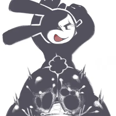 oswald the lucky rabbit (disney) created by saltomodachi