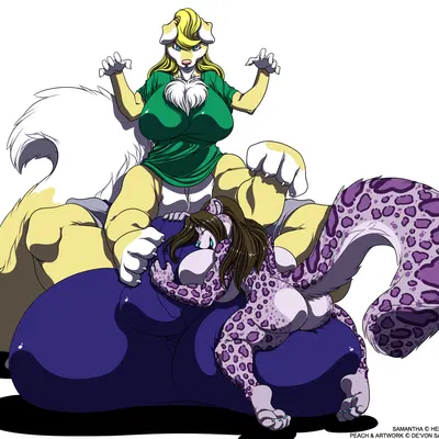 peach (deonwolf), samantha wynn created by deonwolf